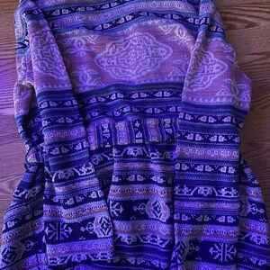 Ralph Lauren Aztec Print linen blend cardigan